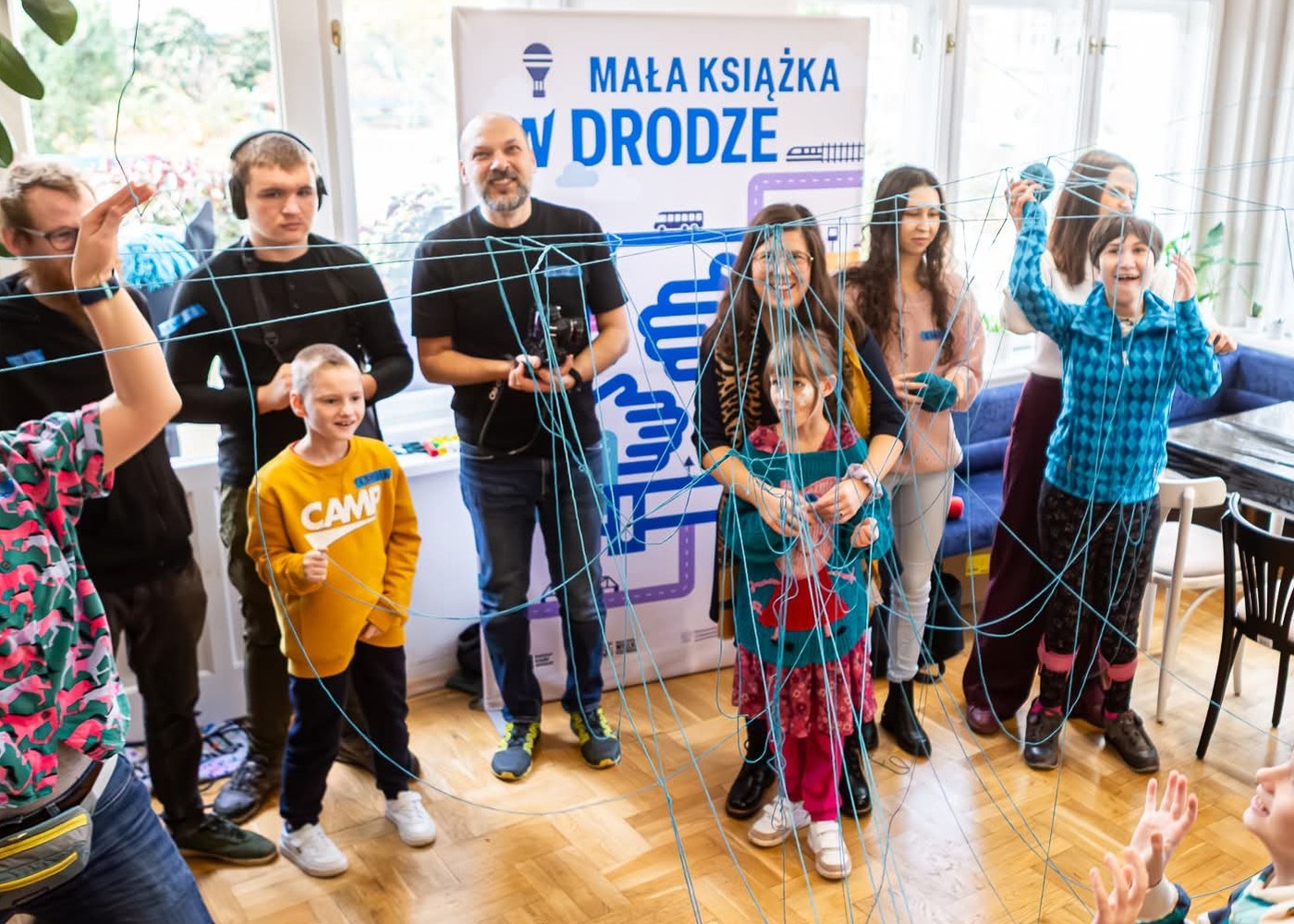 Zabawa integracyjna podczas warsztatów