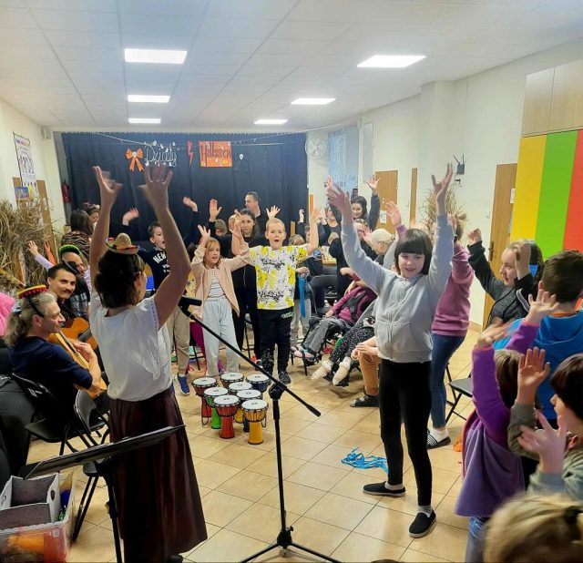 Zabawy podczas spotkania