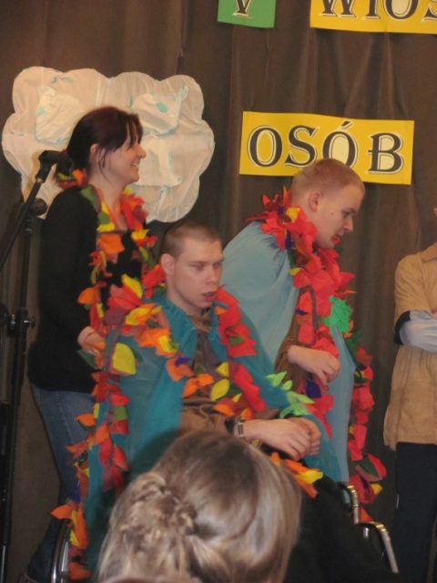 Zespół teatralny In Via z Zespołu Szkół Specjalnych Nr 9 w Krakowie