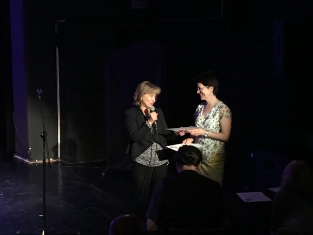 Pani Dyrektor Małgorzata Wodzień i organizatorka festiwalu Katarzyna Ostrożańska