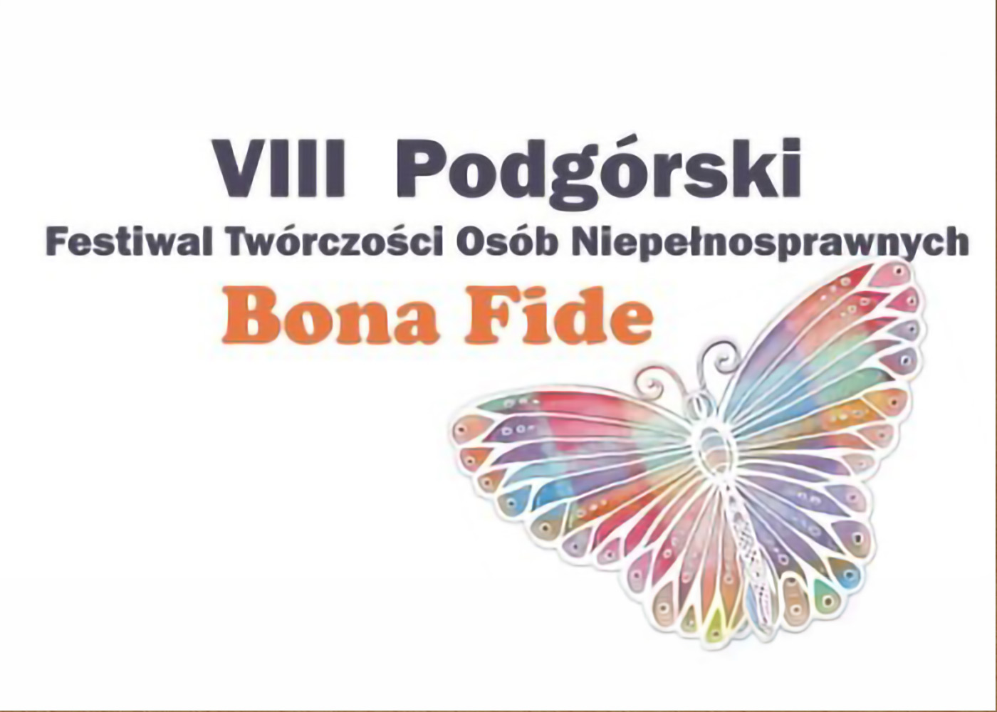 Plakat ilustrujący informację o VIII edycji Festiwalu.