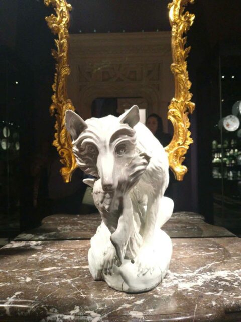 Porcelanowy lis