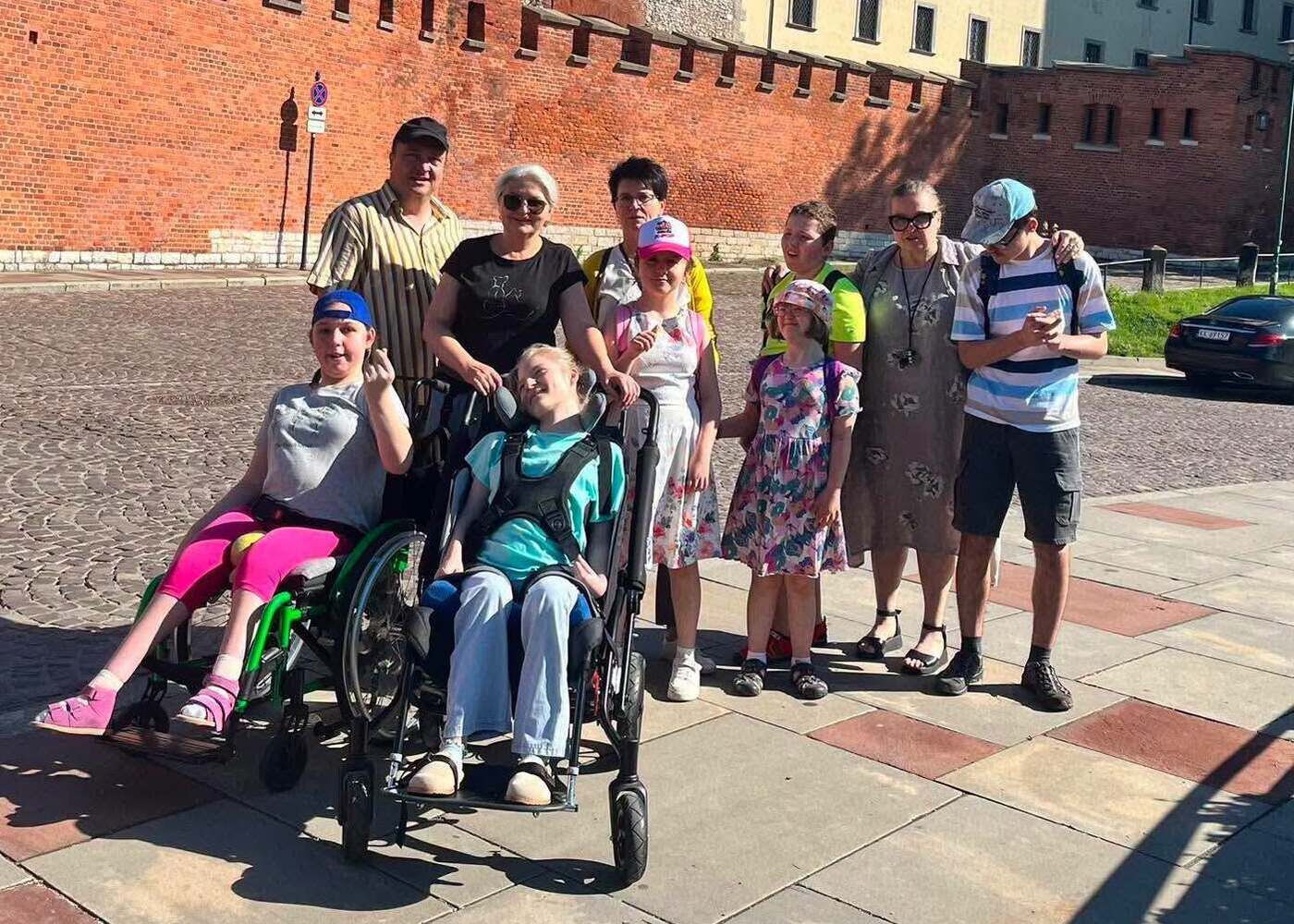 Zdjęcie pamiątkowe pod Wawelem.